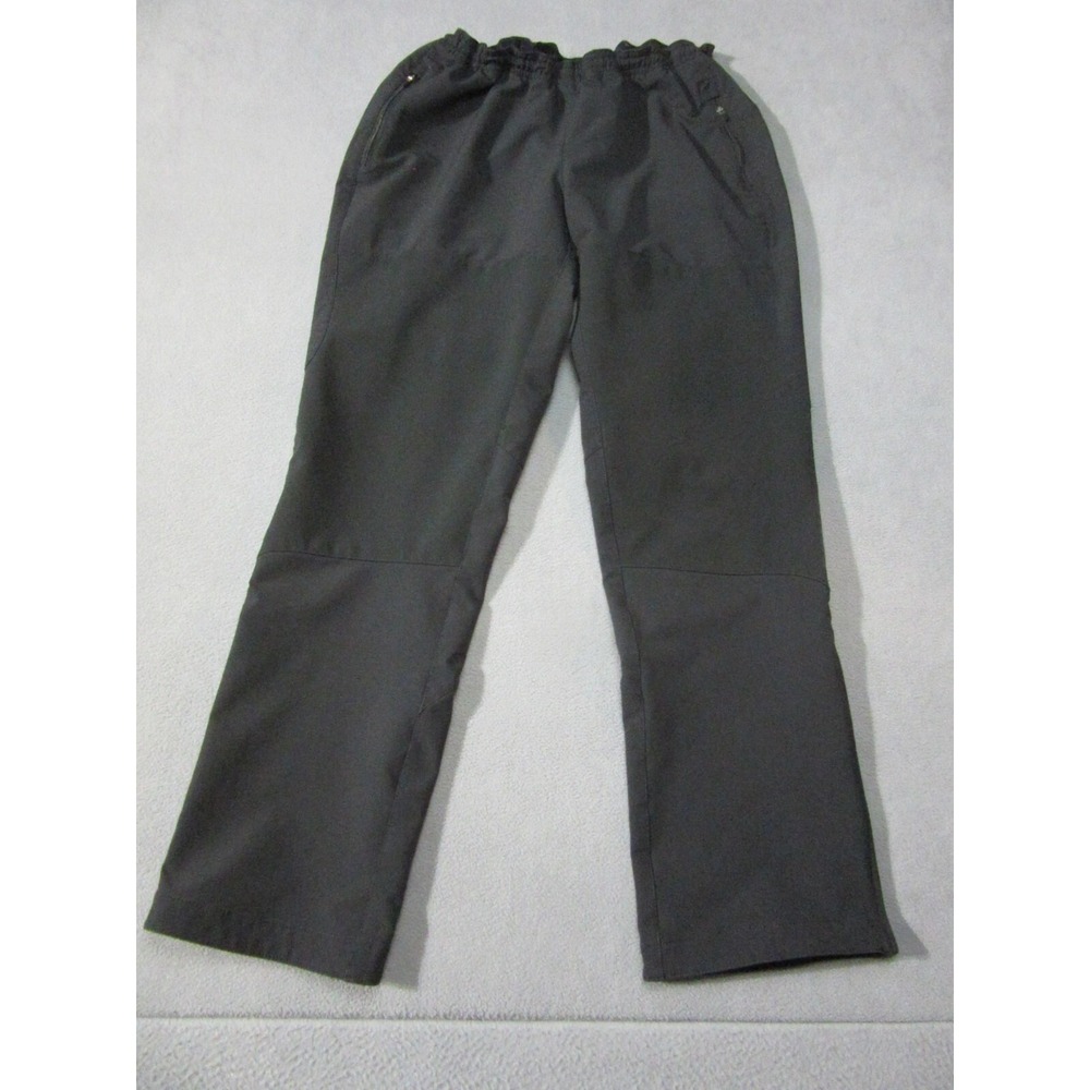 Patagonia Pants Womens Medium Black Elastic Waist Drawstring Ankle Zip Outdoor